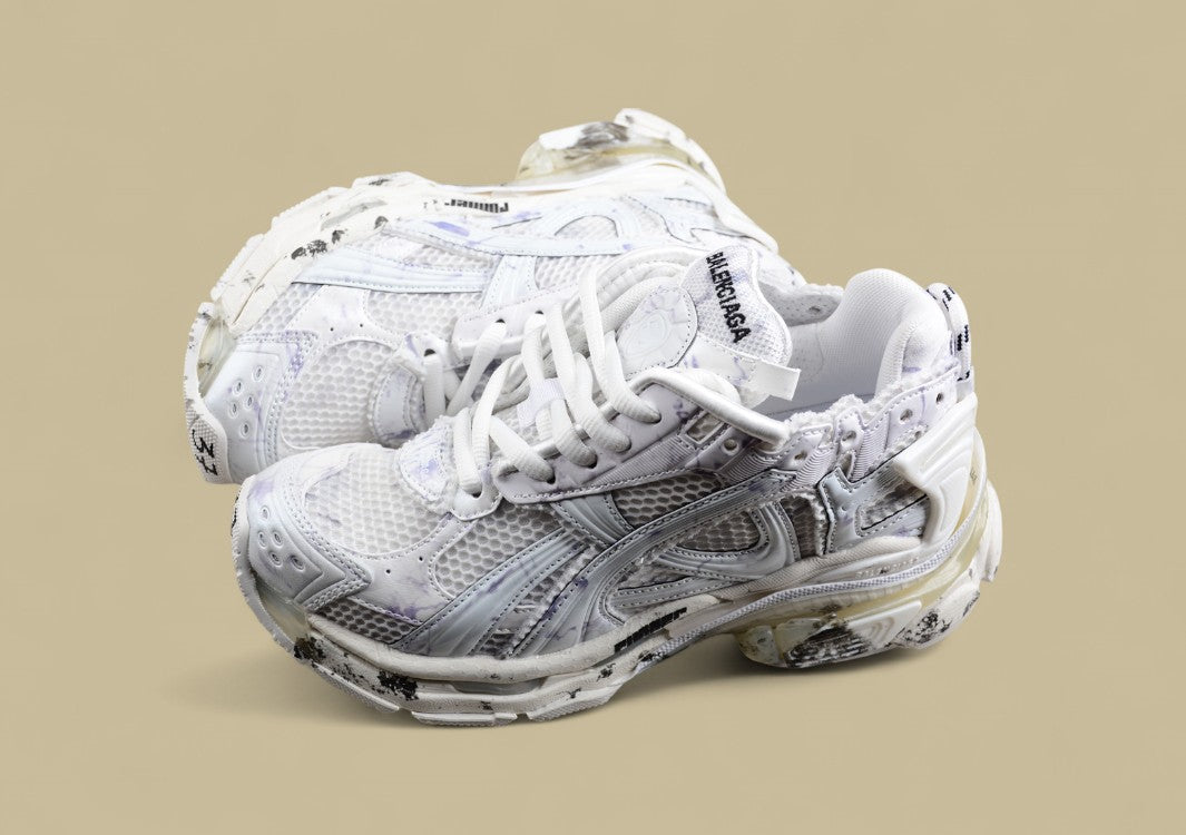 Balenciaga Runner Sneaker – Kith Four White/Marble