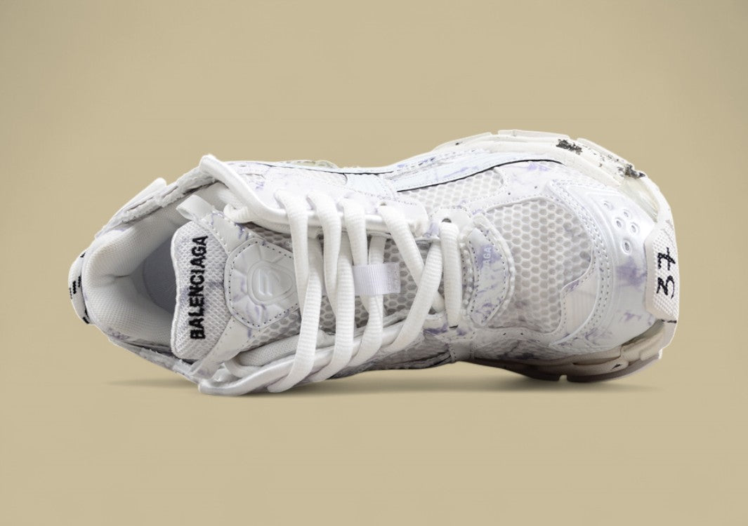 Balenciaga Runner Sneaker – Kith Four White/Marble
