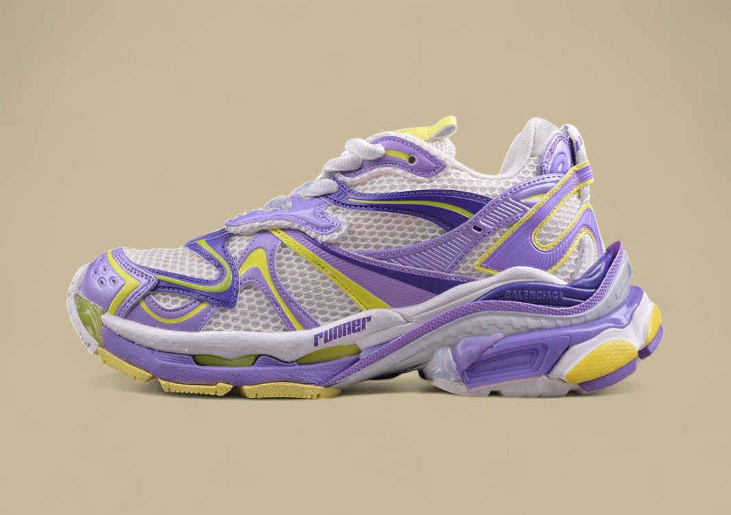 Balenciaga Runner Sneaker – Lavender Yellow