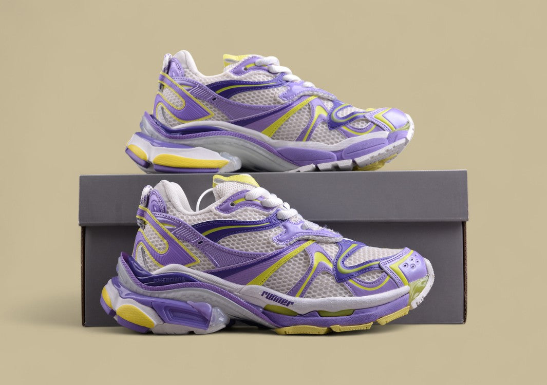 Balenciaga Runner Sneaker – Lavender Yellow