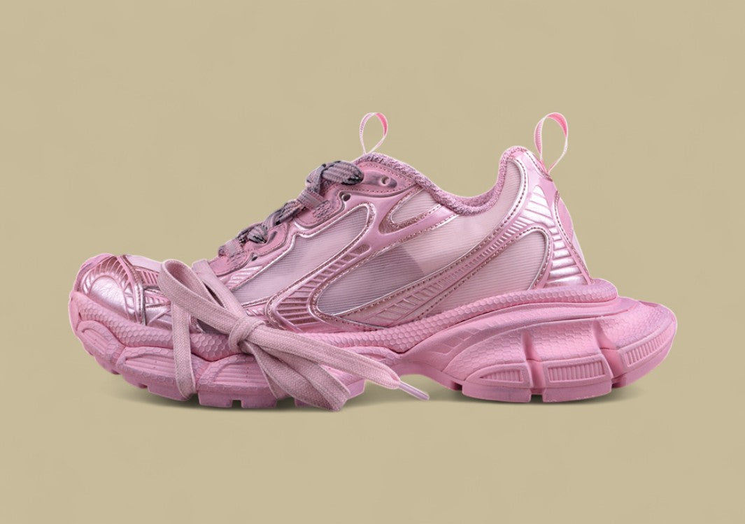 Balenciaga Runner Sneaker – Metallic Pink Monochrome