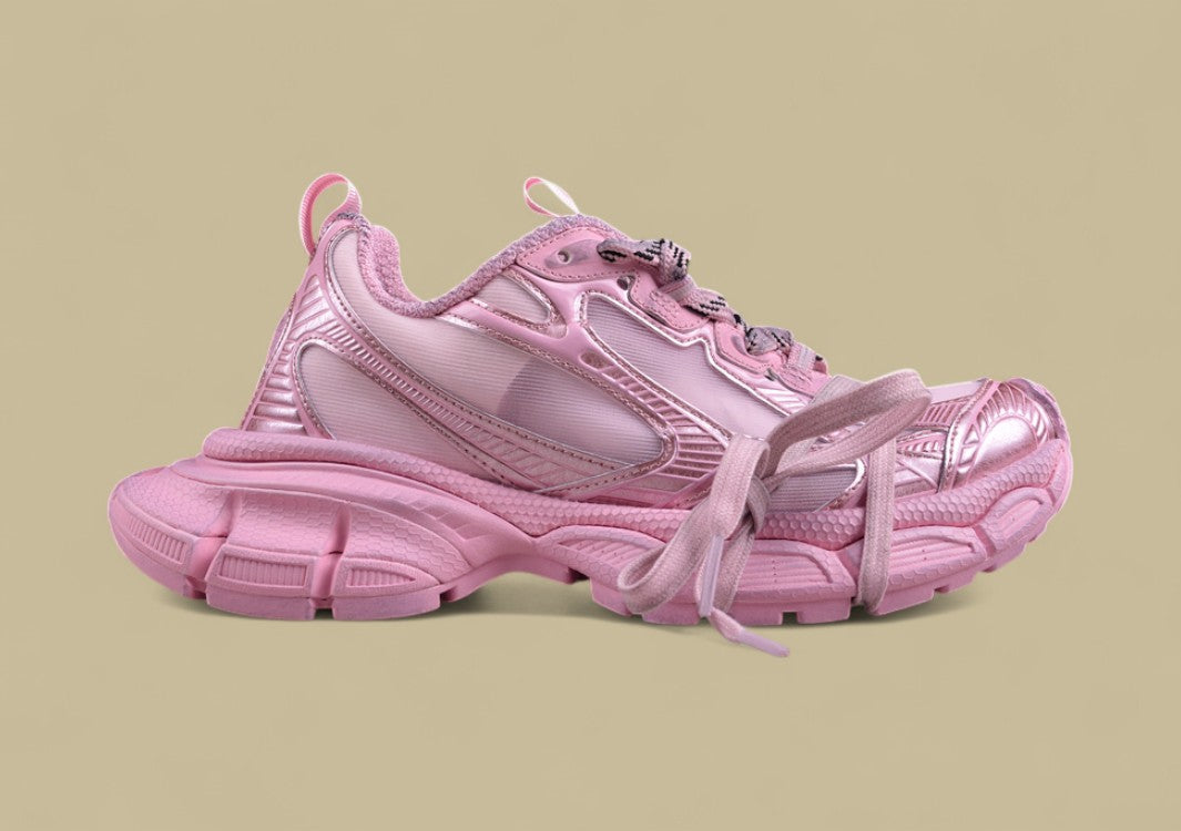 Balenciaga Runner Sneaker – Metallic Pink Monochrome