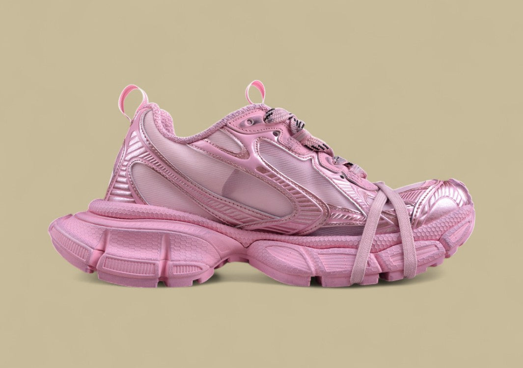 Balenciaga Runner Sneaker – Metallic Pink Monochrome