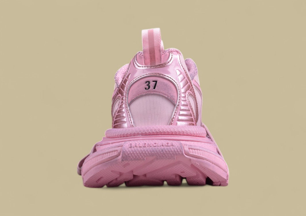 Balenciaga Runner Sneaker – Metallic Pink Monochrome