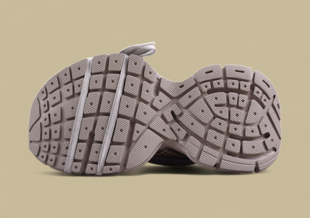 Balenciaga Runner Sneaker – Metallic Taupe/Beige Monochrome