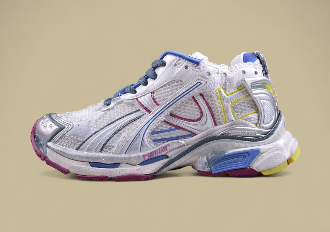 Balenciaga Runner Sneaker – Multi-Color Metallic