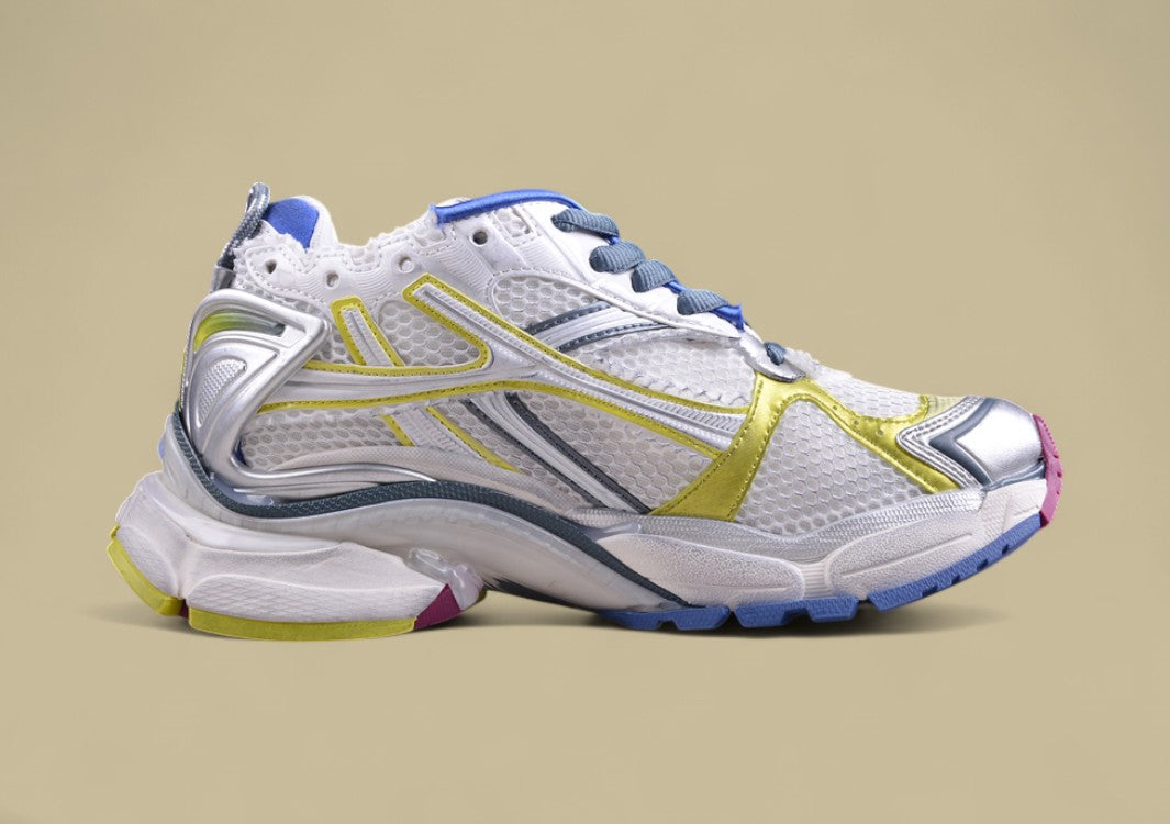 Balenciaga Runner Sneaker – Multi-Color Metallic
