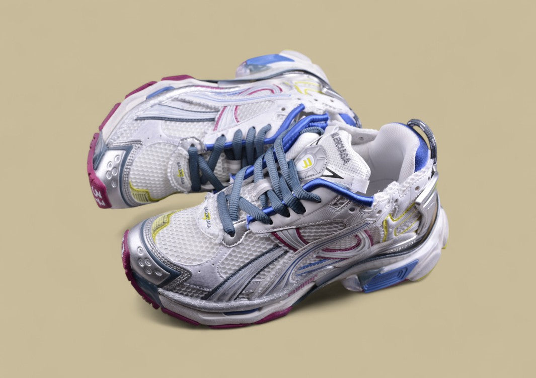 Balenciaga Runner Sneaker – Multi-Color Metallic