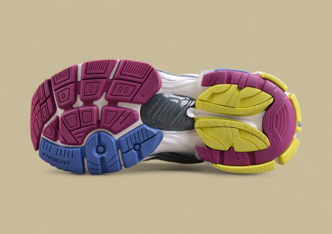 Balenciaga Runner Sneaker – Multi-Color Metallic