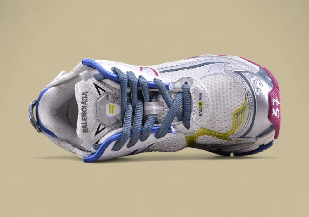 Balenciaga Runner Sneaker – Multi-Color Metallic