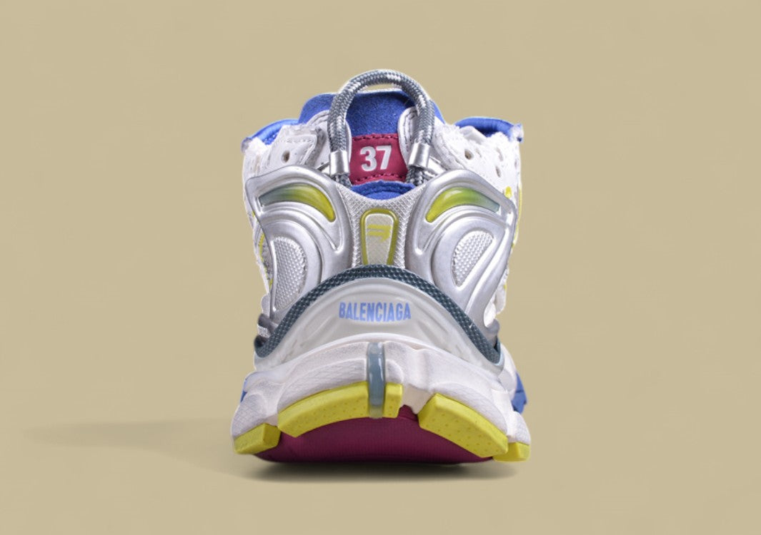 Balenciaga Runner Sneaker – Multi-Color Metallic