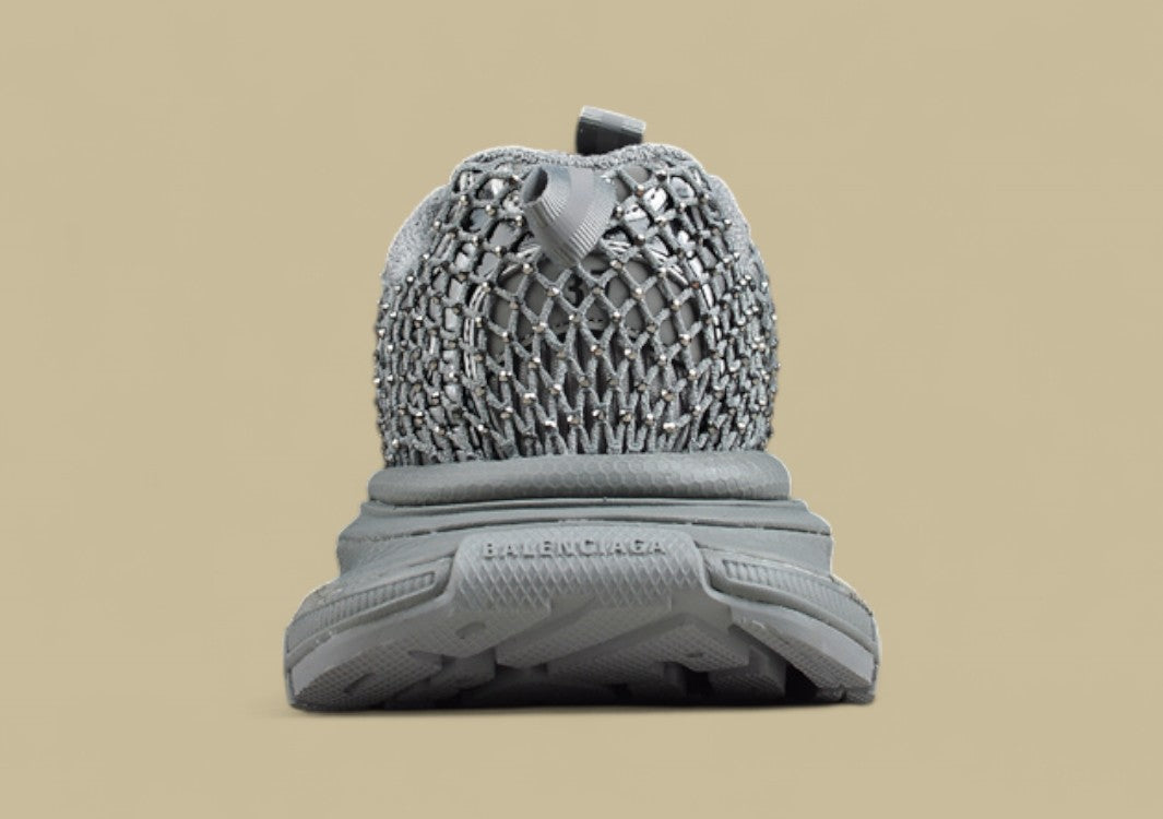 Balenciaga Runner Sneaker – Reflective Grey Mesh