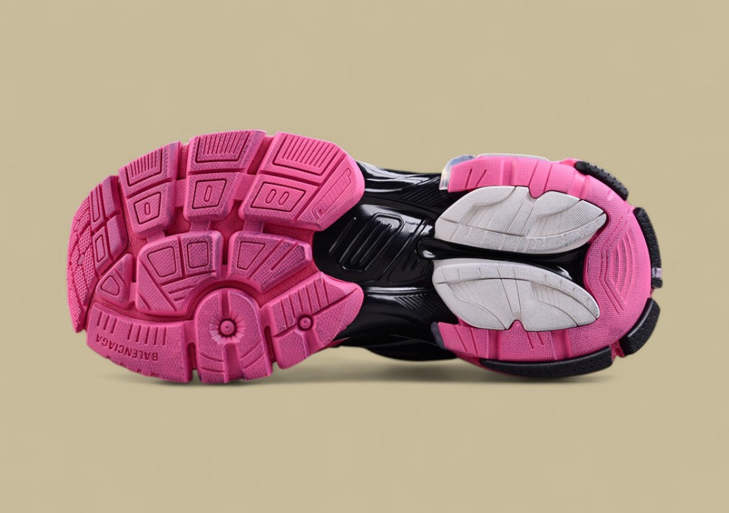 Balenciaga Runner Sneaker – Silver/Pink/Black