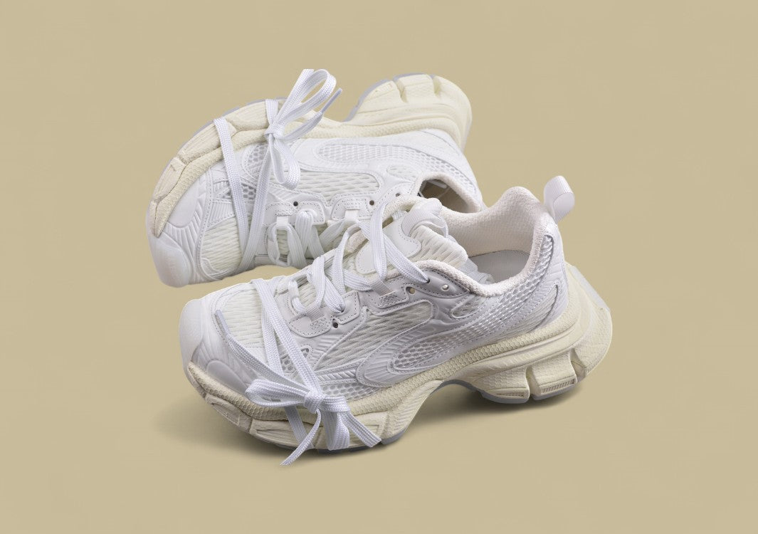 Balenciaga Runner Sneaker – Triple White/Cream Monochrome