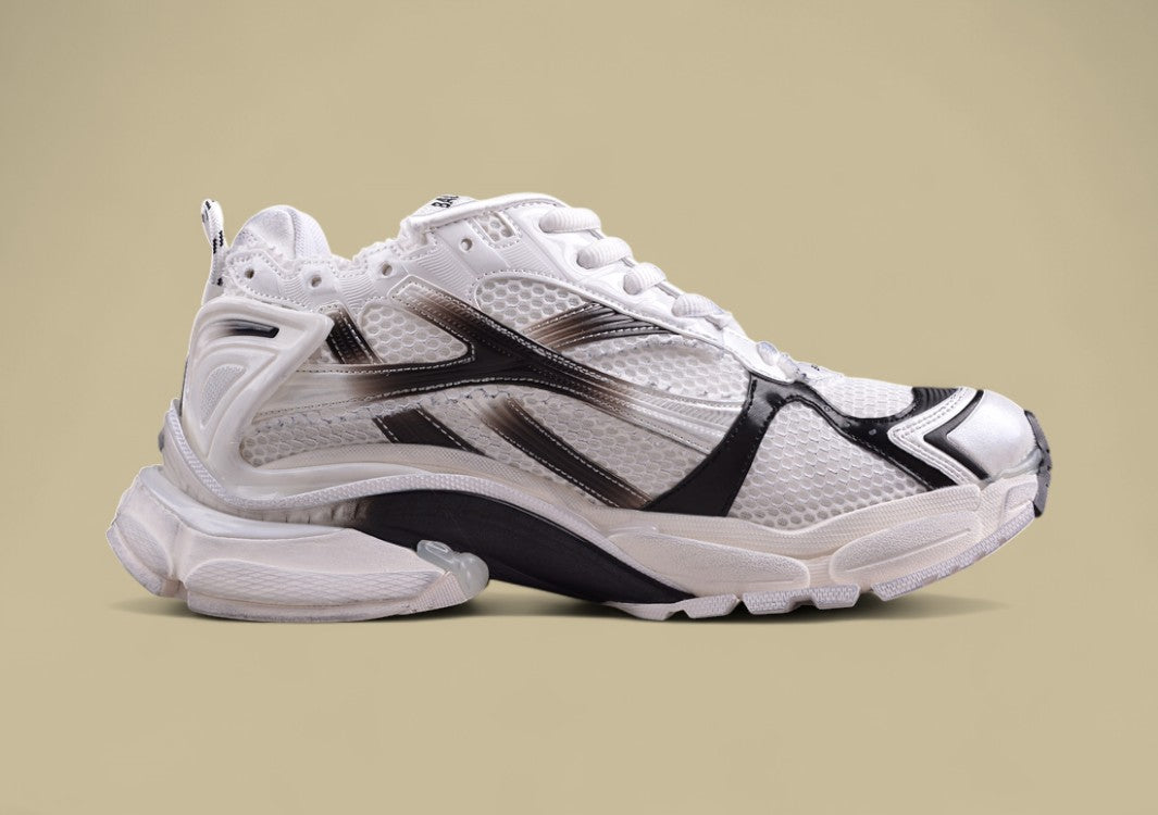 Balenciaga Runner Sneaker – White/Black Gradient