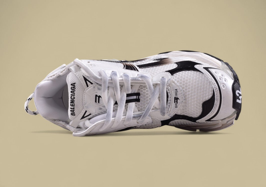 Balenciaga Runner Sneaker – White/Black Gradient