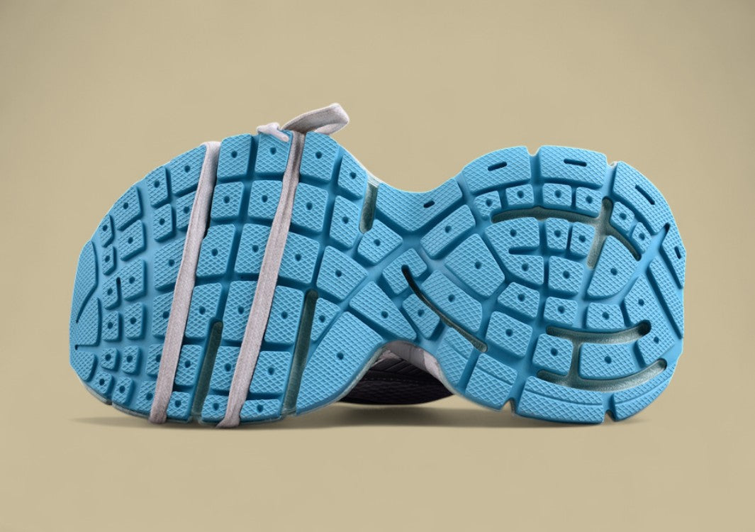 Balenciaga Runner Sneaker in Aqua Blue/Silver