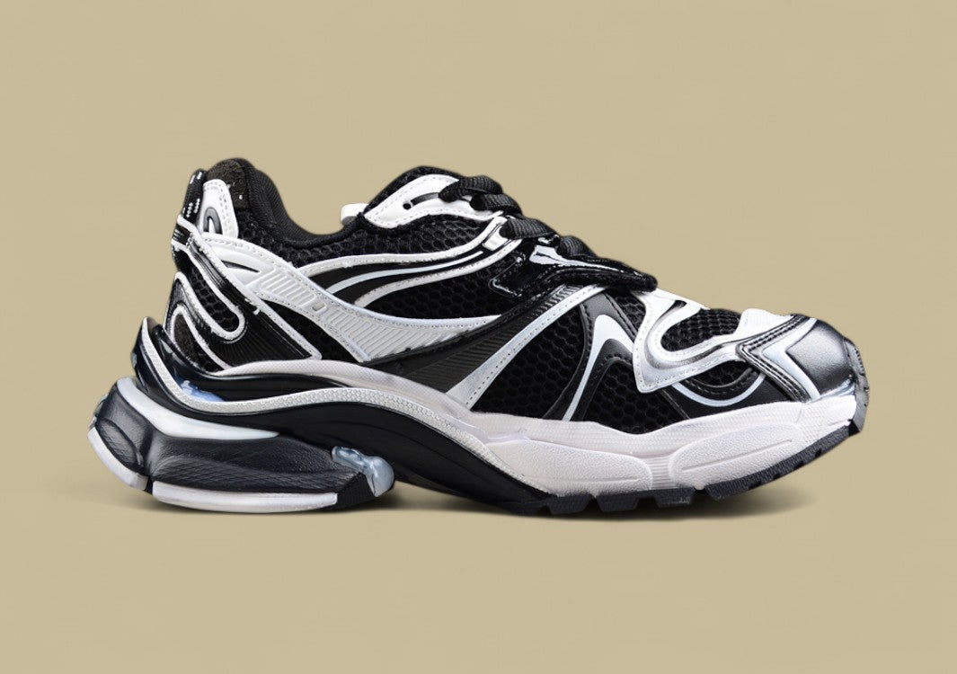 Balenciaga Runner Sneaker in Black/White