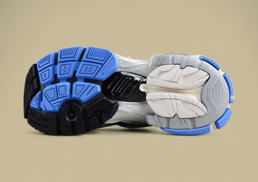 Balenciaga Runner Sneaker in Blue, White, and Grey