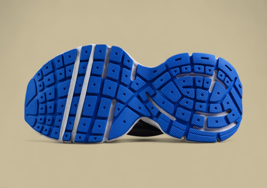 Balenciaga Runner Sneaker in Silver, Black & Blue