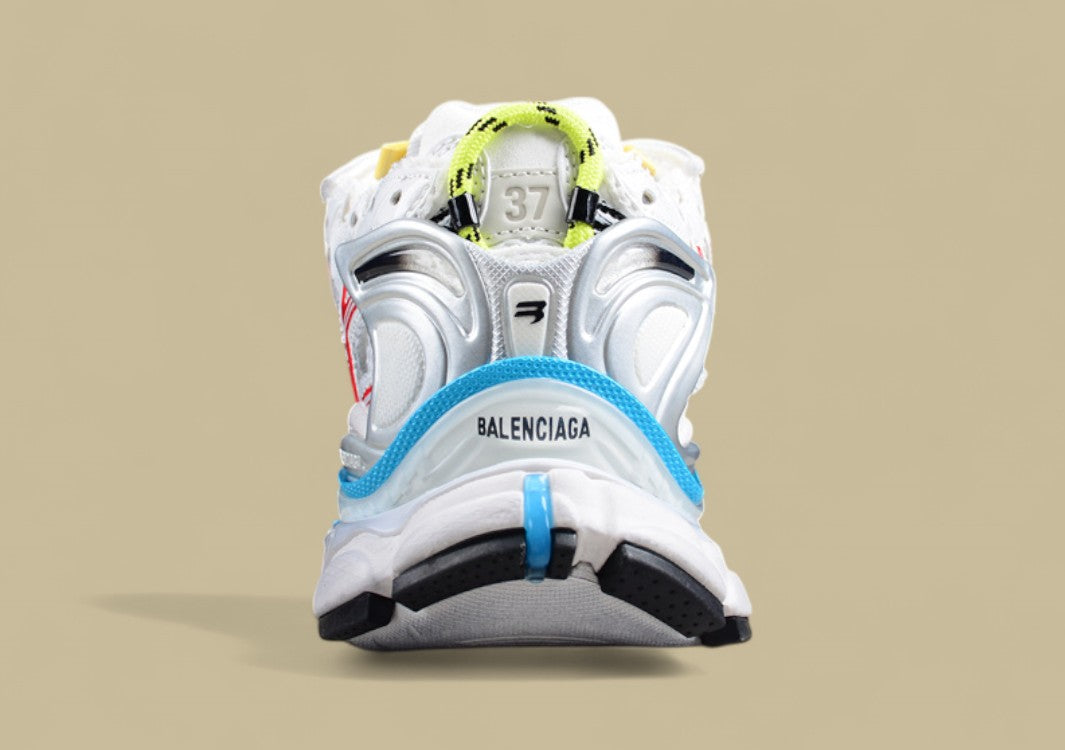 Balenciaga Runner Sneaker in White/Multicolor