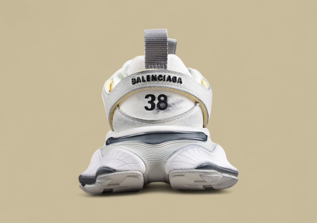 Balenciaga Runner Sneaker in White and Red