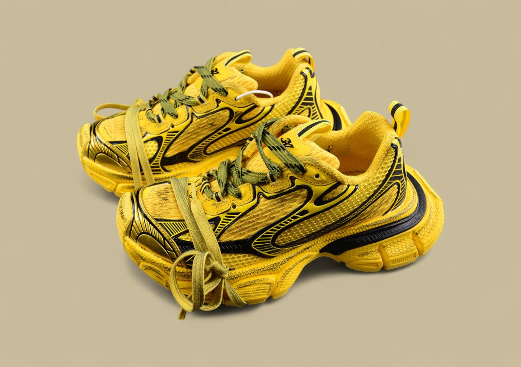 Balenciaga Runner Sneaker in Yellow & Black