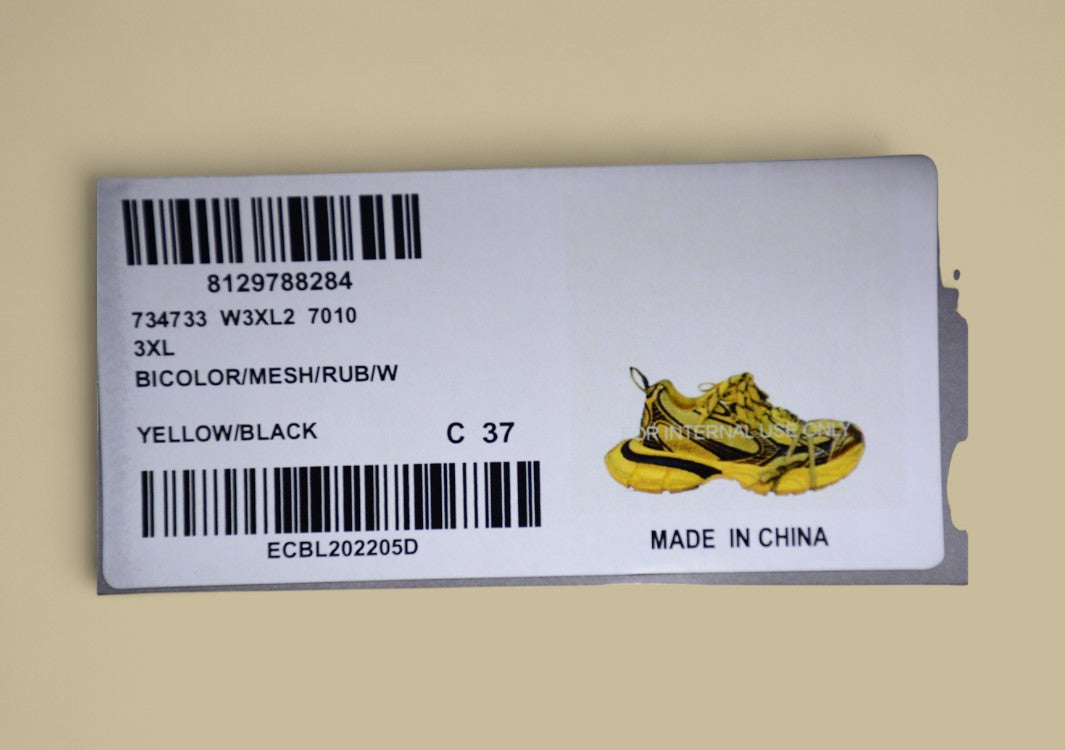 Balenciaga Runner Sneaker in Yellow & Black