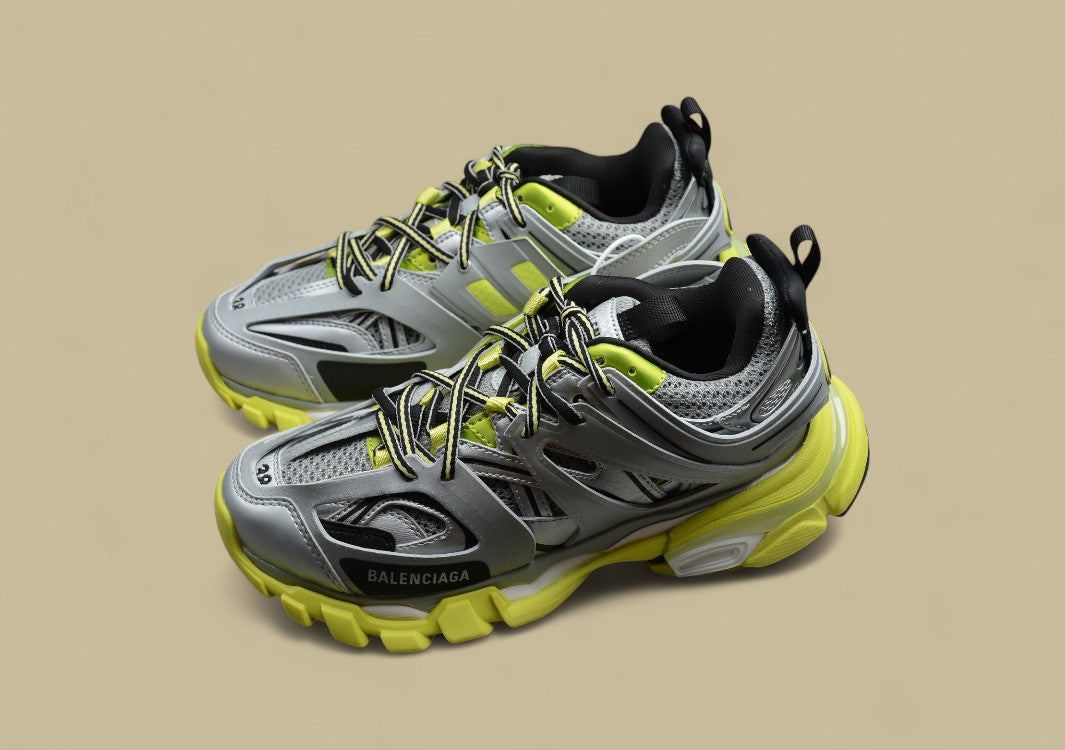 Balenciaga Silver Yellow Sneaker