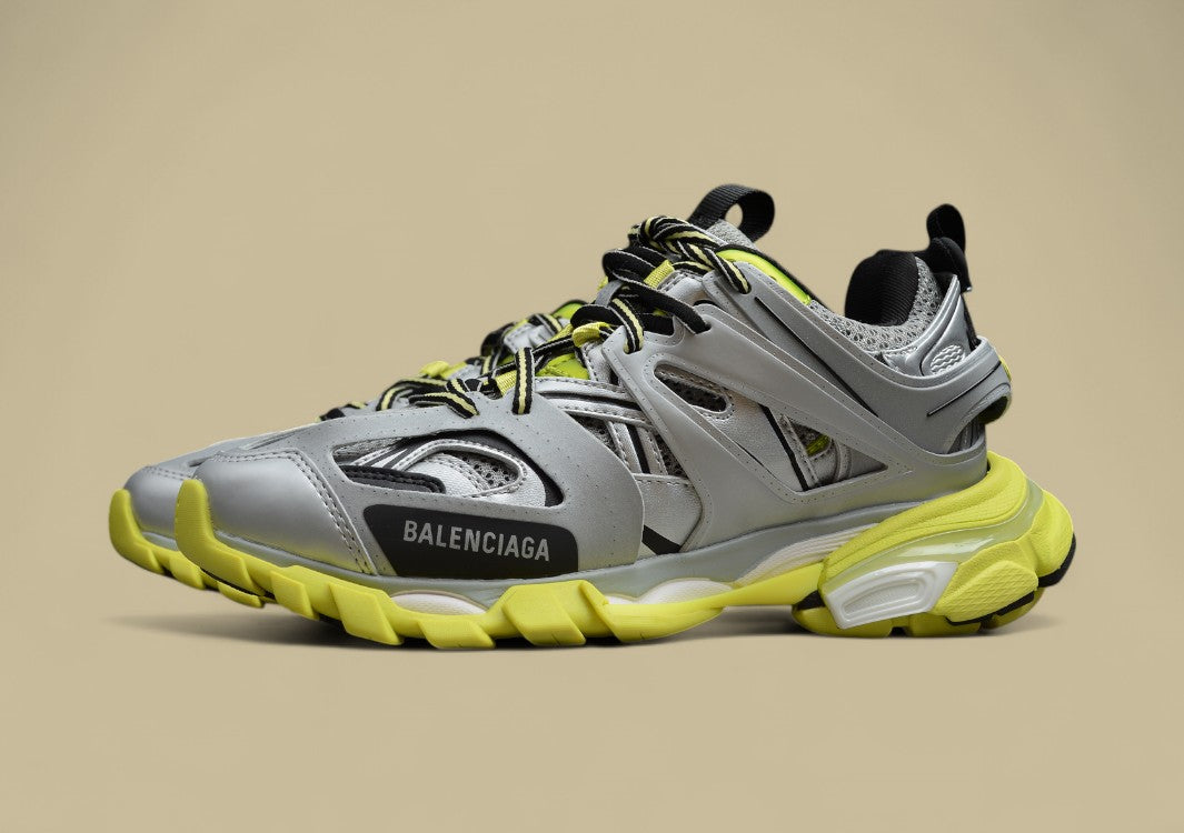 Balenciaga Silver Yellow Sneaker