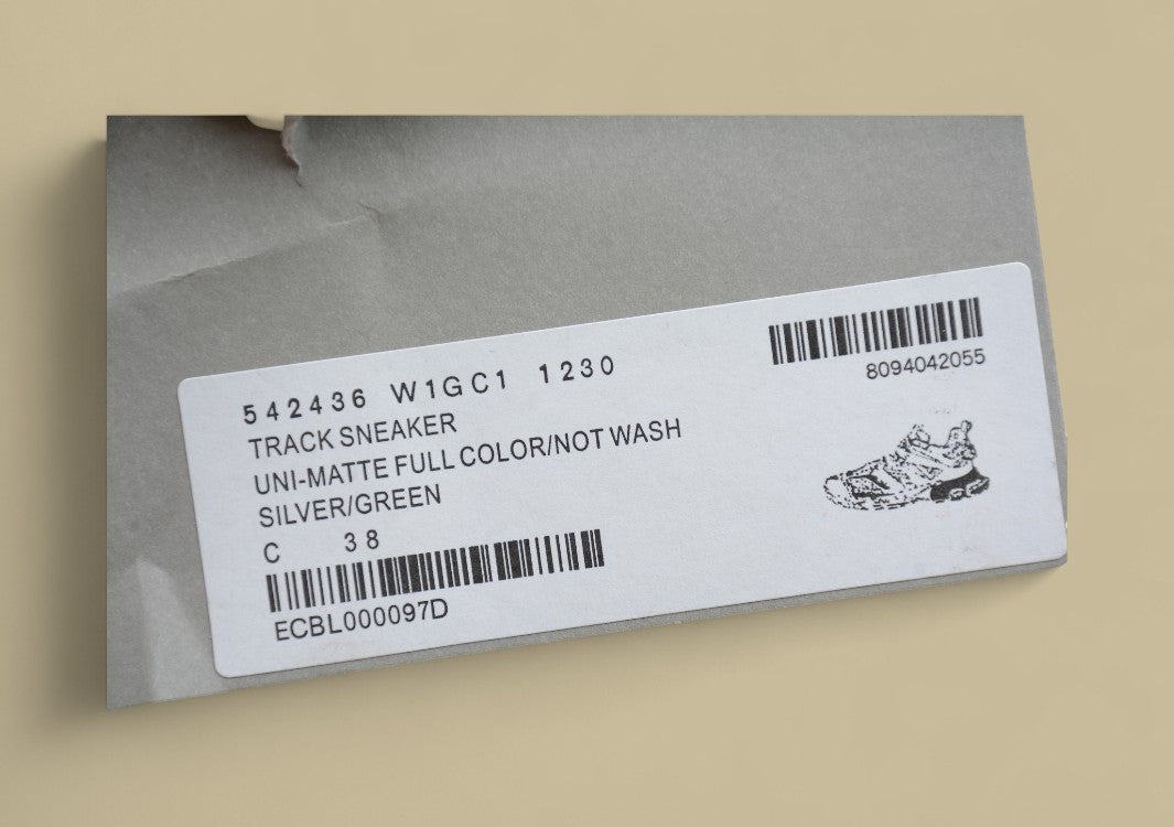 Balenciaga Silver Yellow Sneaker
