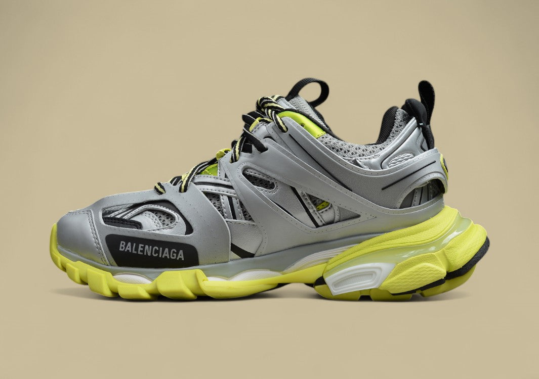 Balenciaga Silver Yellow Sneaker