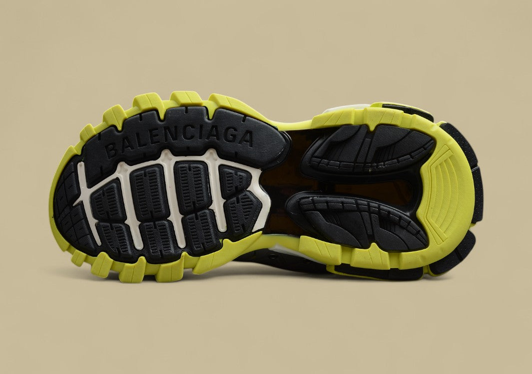 Balenciaga Silver Yellow Sneaker