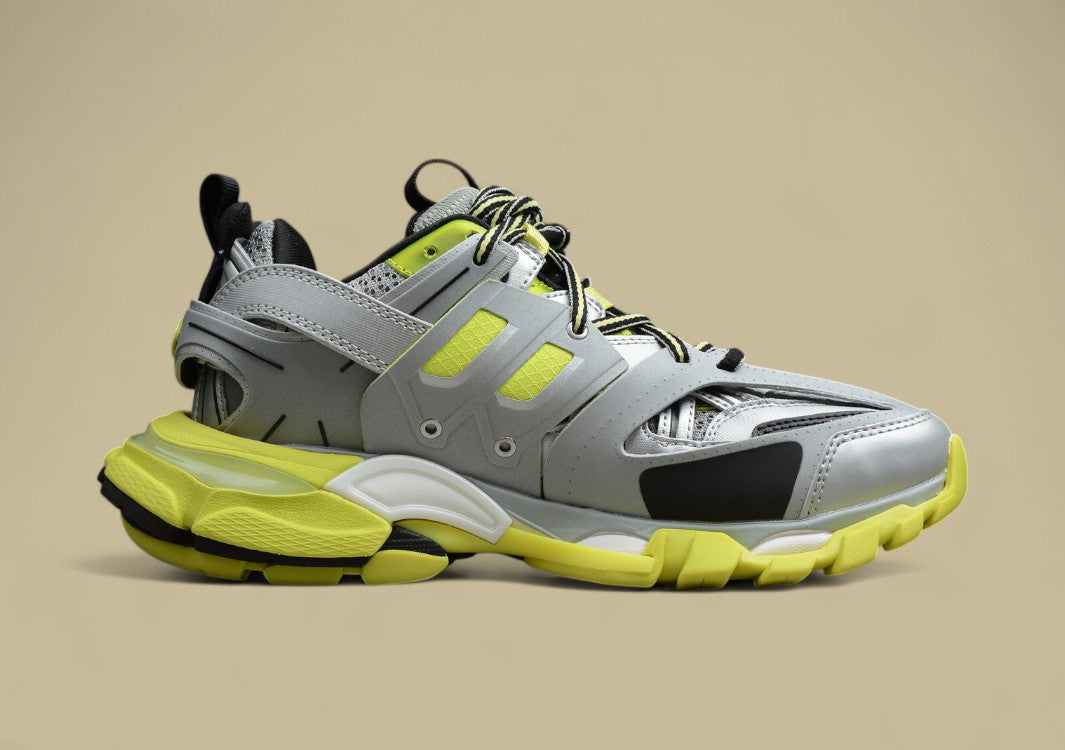 Balenciaga Silver Yellow Sneaker