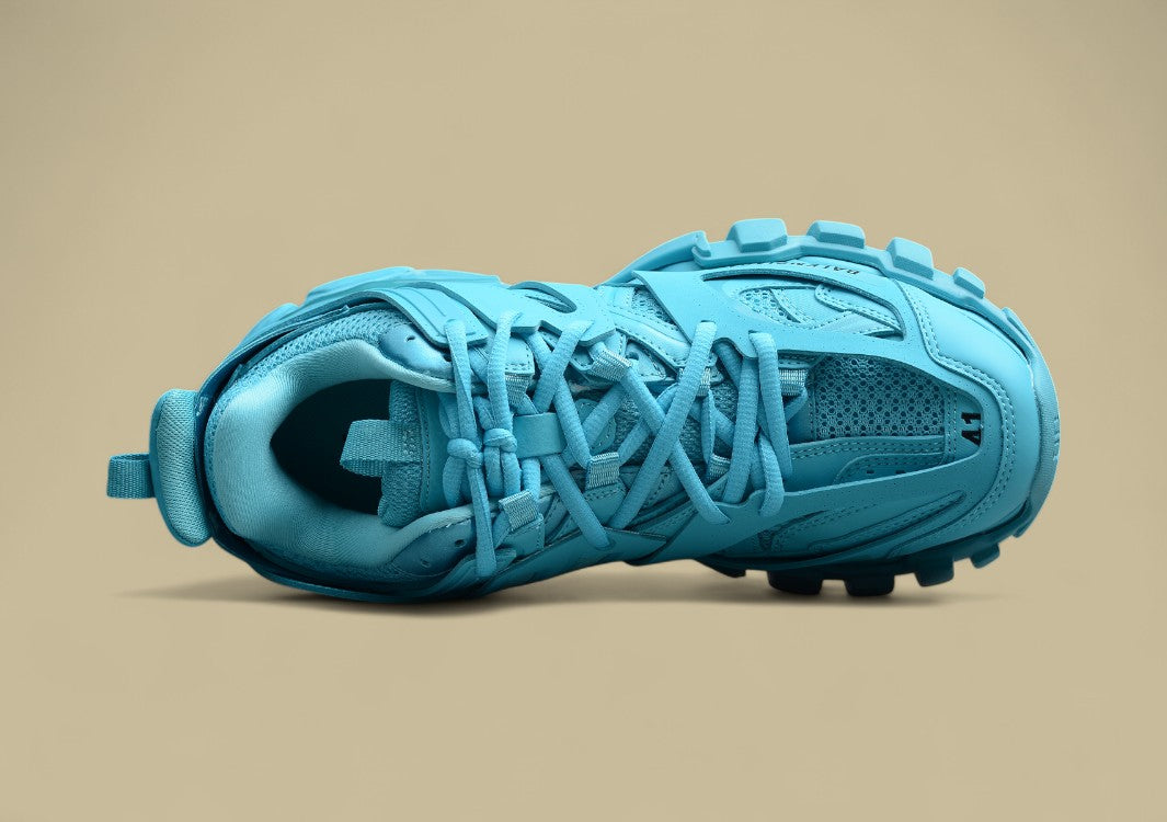 Balenciaga Sky Blue Runner Sneaker