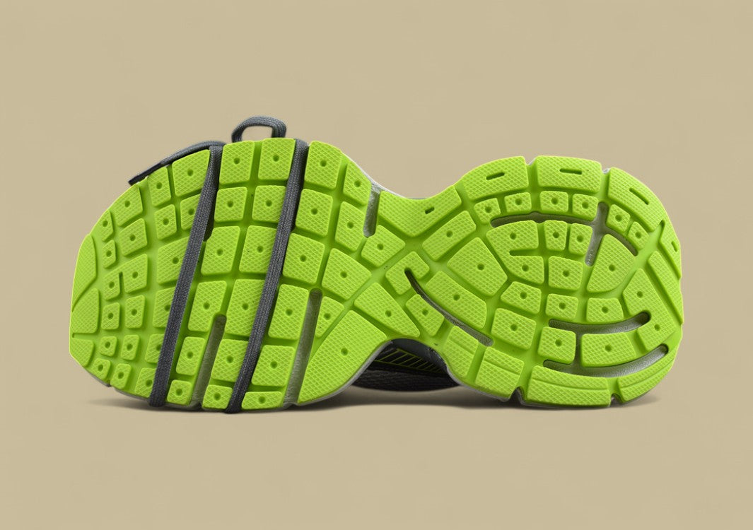 Balenciaga Sneaker – Silver & Neon Green