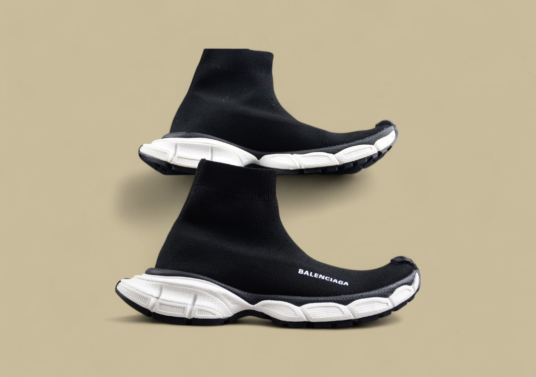 Balenciaga Speed 3.0 Sneaker in Black/White