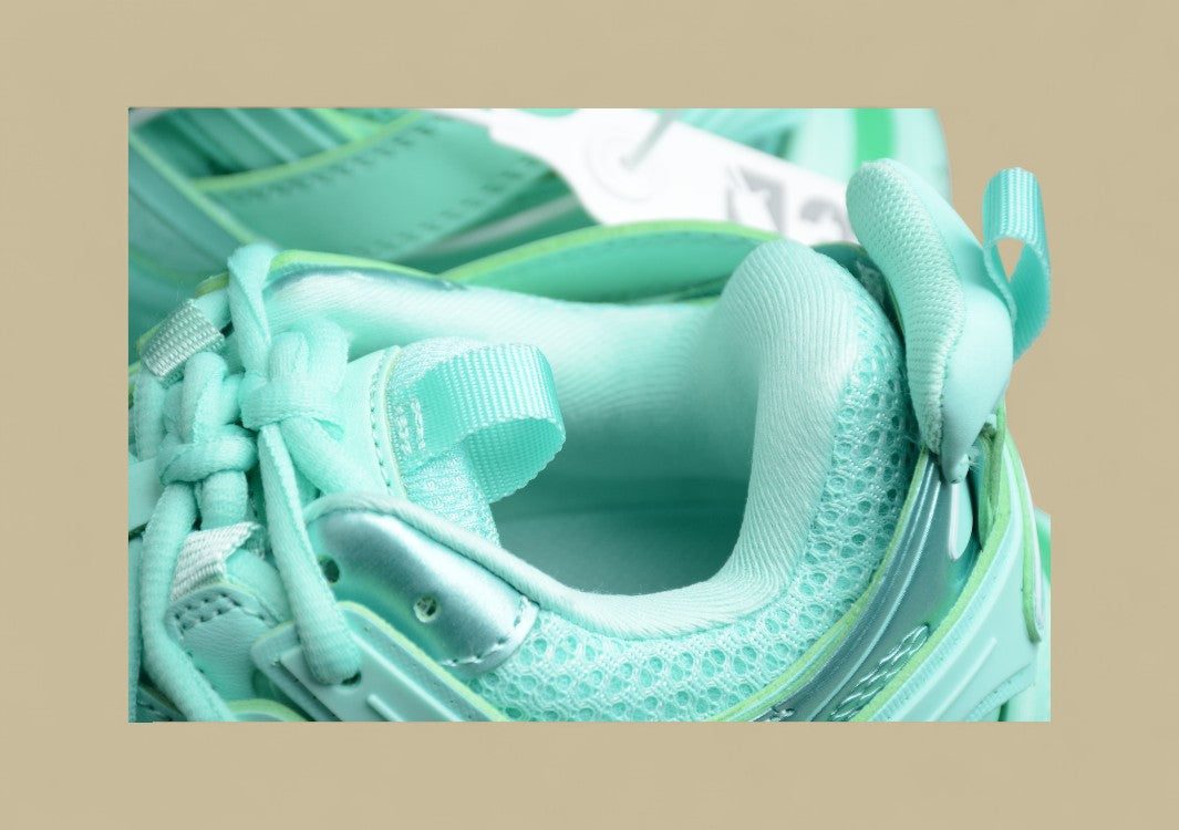 Balenciaga Three Generations Outdoor Concept Retro Dad Shoes Tiffany Green