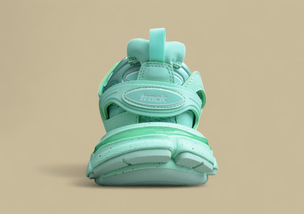 Balenciaga Three Generations Outdoor Concept Retro Dad Shoes Tiffany Green