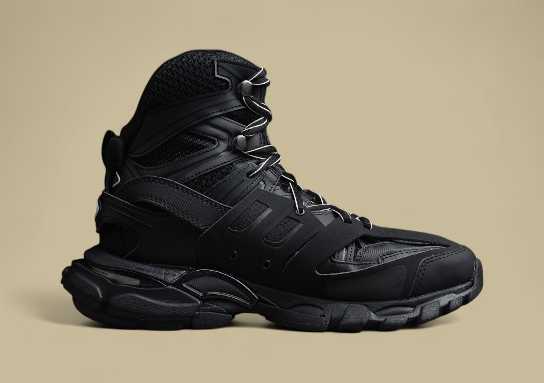 Balenciaga Track High Top 3.0 Mesh Nylon Sneaker in Schwarz