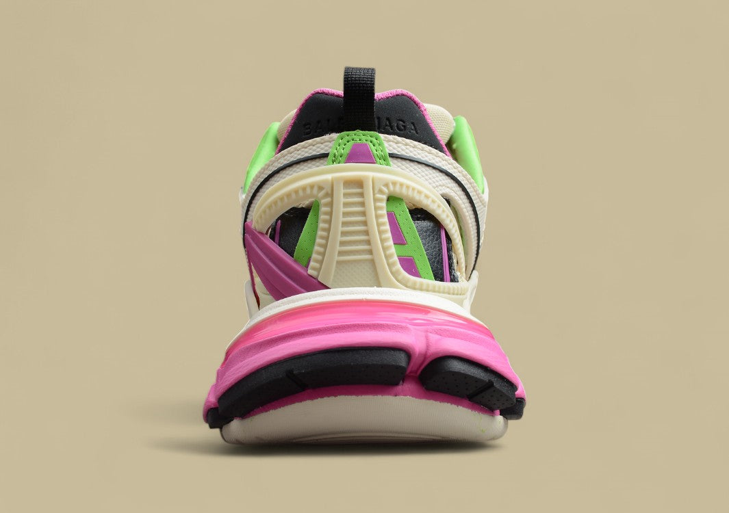 Balenciaga Track R58 Neon Green Pink Multicolor Retro Outdoor Sneaker