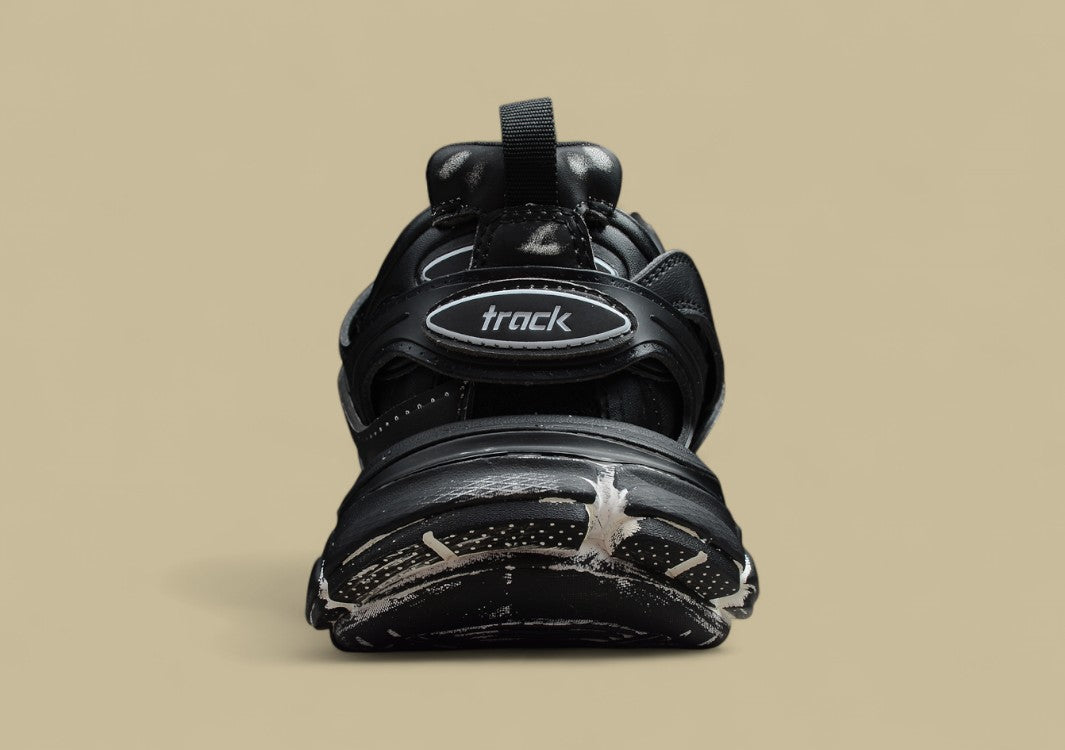 Balenciaga Track Sneaker Black Distressed
