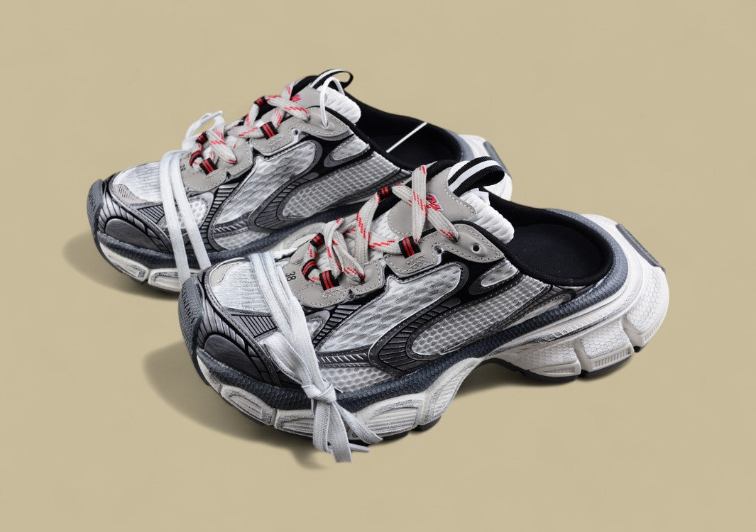 Balenciaga Track Sneaker – Bold, Layered Black