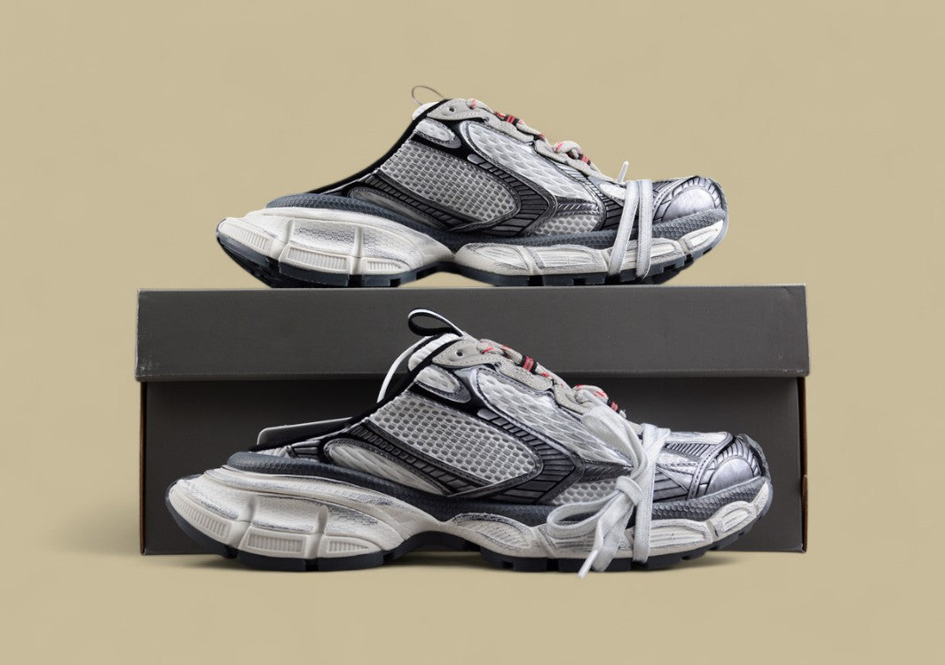 Balenciaga Track Sneaker – Bold, Layered Black