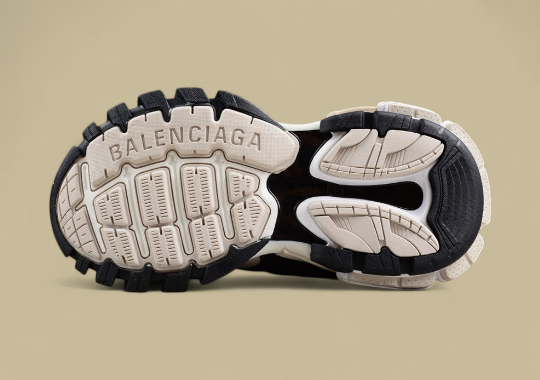 Balenciaga Track Sneaker in Black and Cream