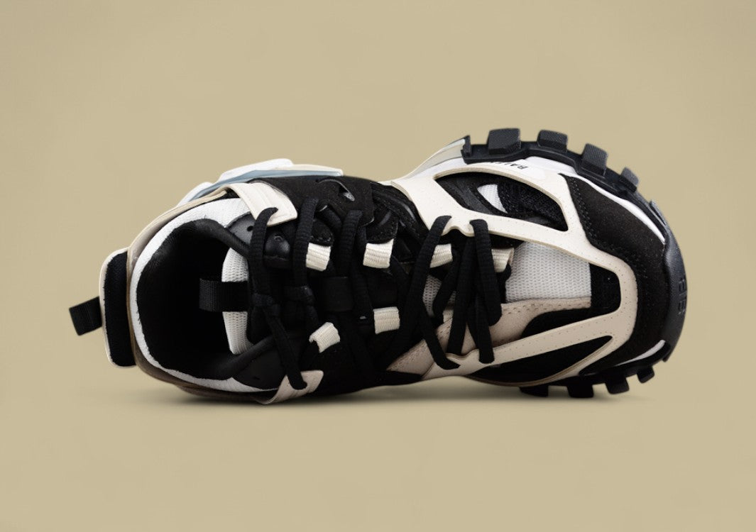 Balenciaga Track Sneaker in Black and Cream