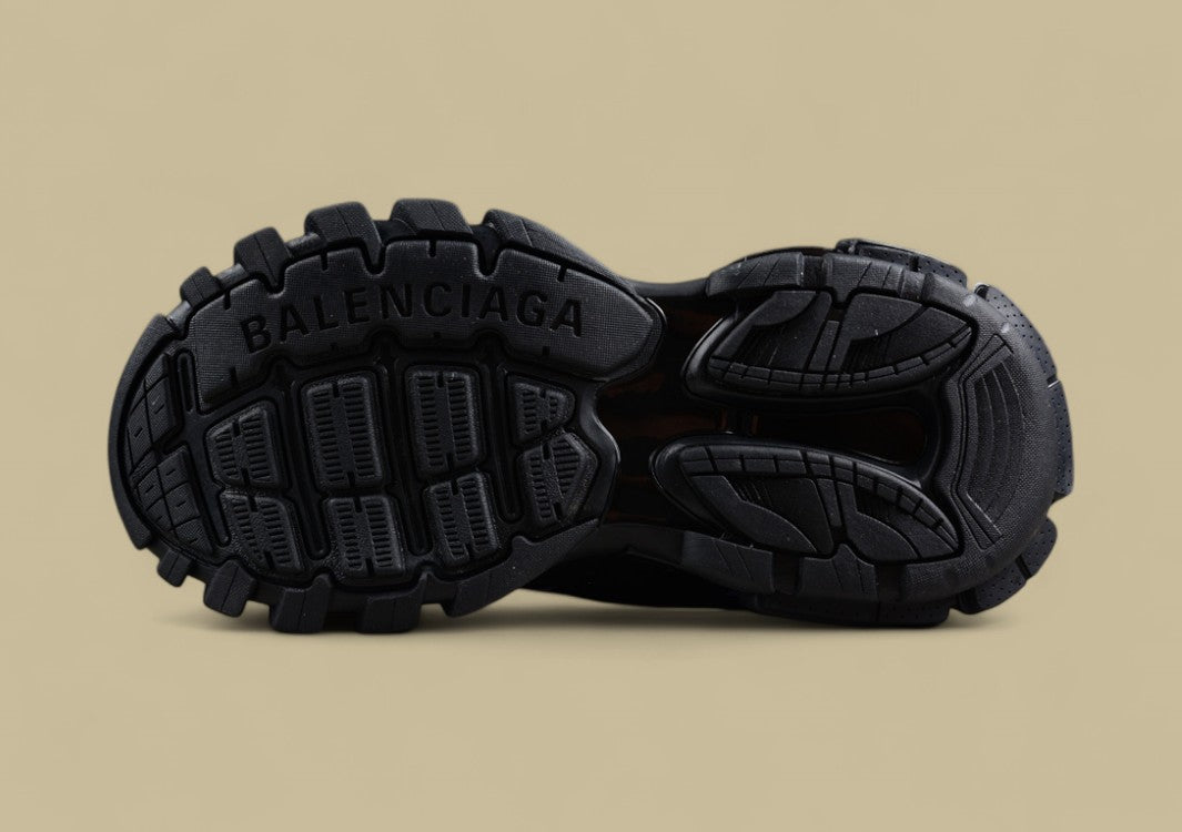 Balenciaga Track Sneaker in Black and Purple