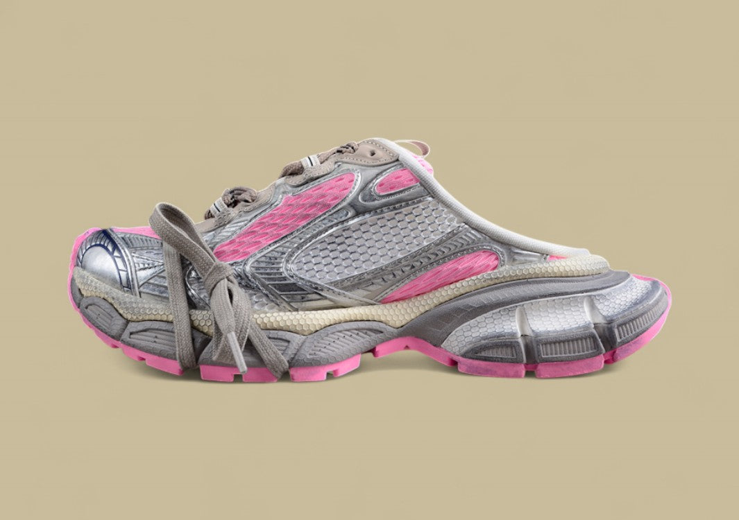 Balenciaga Track Sneaker in Gray & Pink