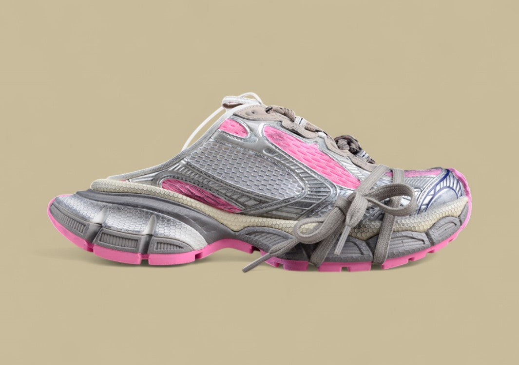 Balenciaga Track Sneaker in Gray & Pink