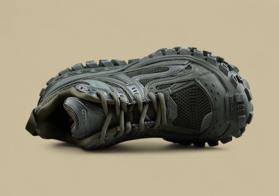 Balenciaga Track Sneaker in Olive Green